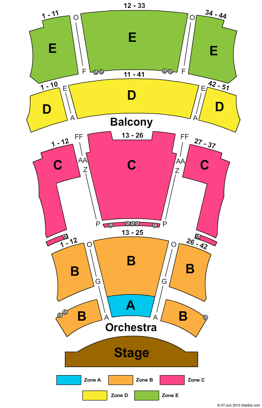 Montgomery Performing Arts Centre Seating Chart